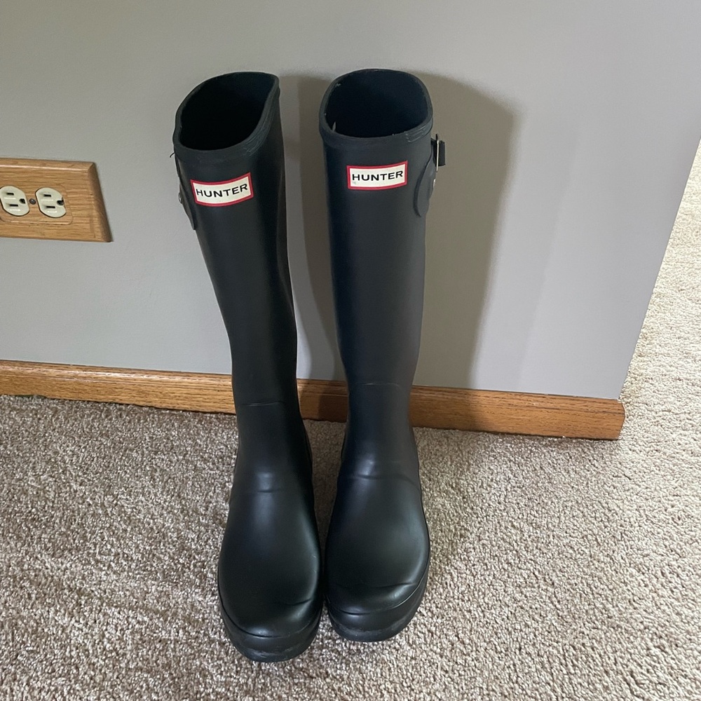 Hunter Classic Black Tall Boots